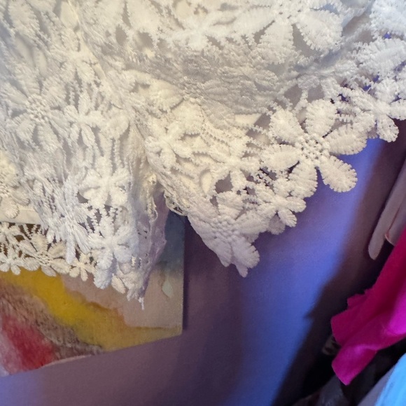 Southern Fried Chics White Lace Jumpsuit xxxl NWT - Picture 6 of 10